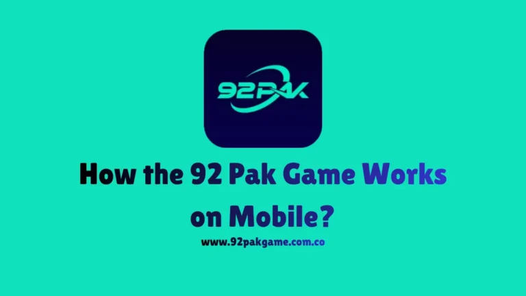 92 Pak Game Works on Mobile